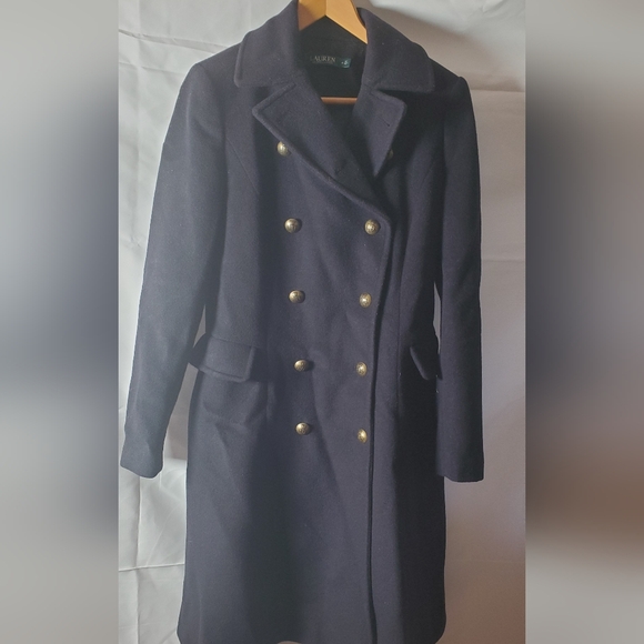 RALPH LAUREN WOOL COAT - Picture 3 of 11